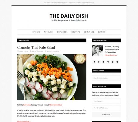 StudioPress – Daily Dish Pro