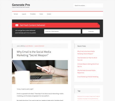 StudioPress – Generate Pro