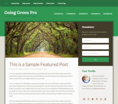StudioPress – Going Green Pro