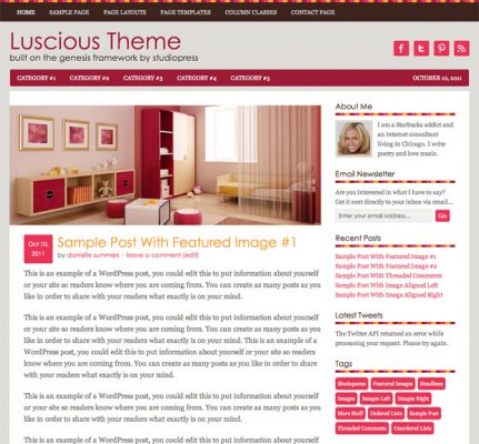 StudioPress – Luscious Child Theme