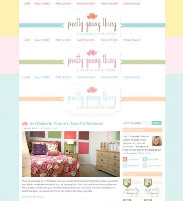 StudioPress – Pretty Young Thing Child Theme