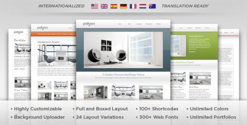 Polyon – Futuristic WordPress Theme