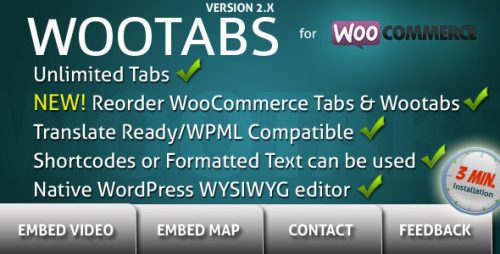 WooTabs – Add Extra Tabs to WooCommerce Product Page