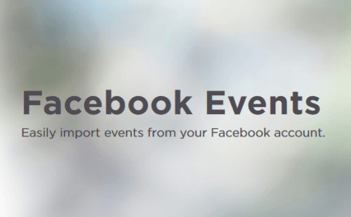 The Events Calendar: Facebook Events