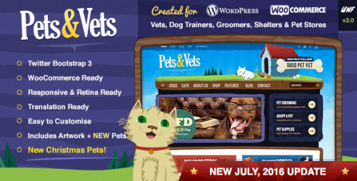 Peto – Pets and Vets Shop WooCommerce WordPress Theme