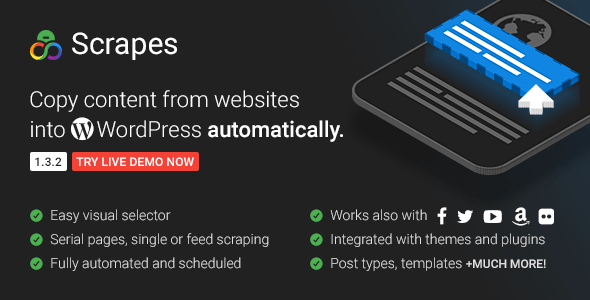 Scrapes – Automatic web content crawler and auto post...
