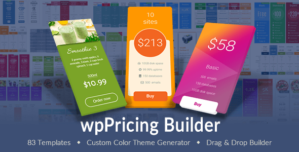 WP Pricing Table Builder – Responsive Pricing Plans Plugin...