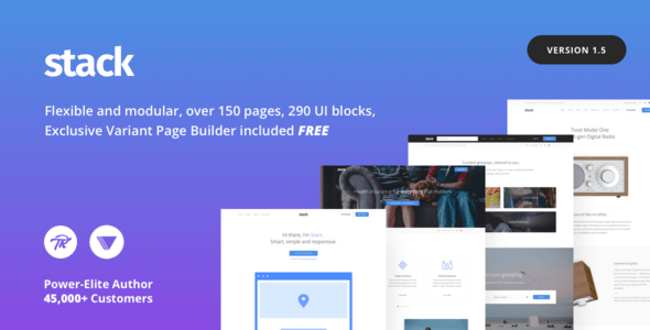 Stack – Multi-Purpose WordPress Theme with Variant Page Builder...