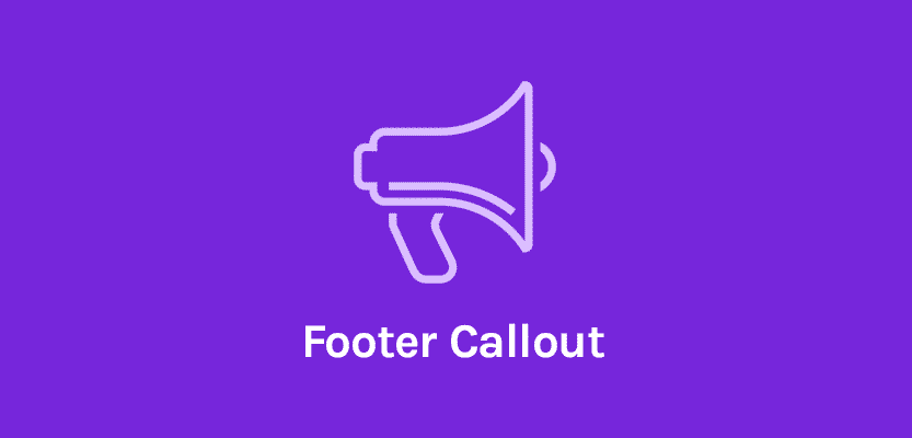 OceanWP – Footer Callout