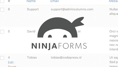Admin Columns Pro – Ninja Forms