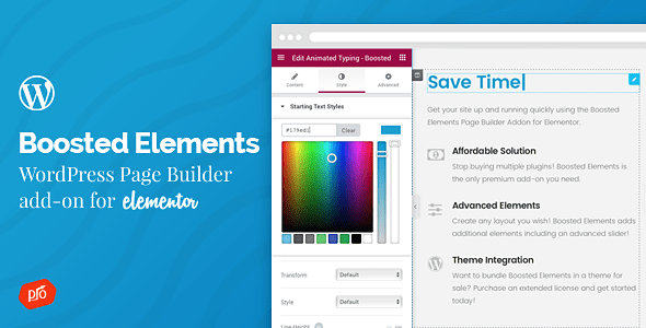 Boosted Elements | WordPress Page Builder Add-on for Elementor...