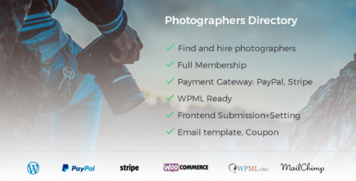 Photographer Directory – WordPress Plugin
