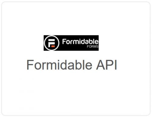 Formidable Forms – API