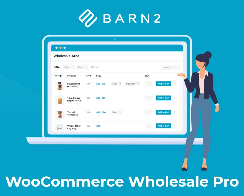WooCommerce Wholesale Pro (By Barn2 Media)