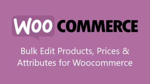 WooCommerce –  Bulk Edit Products, Prices & Attributes...