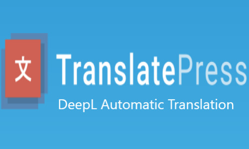 TranslatePress – DeepL Automatic Translation Add-on