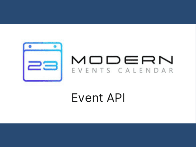 Modern Events Calendar – Event API for MEC