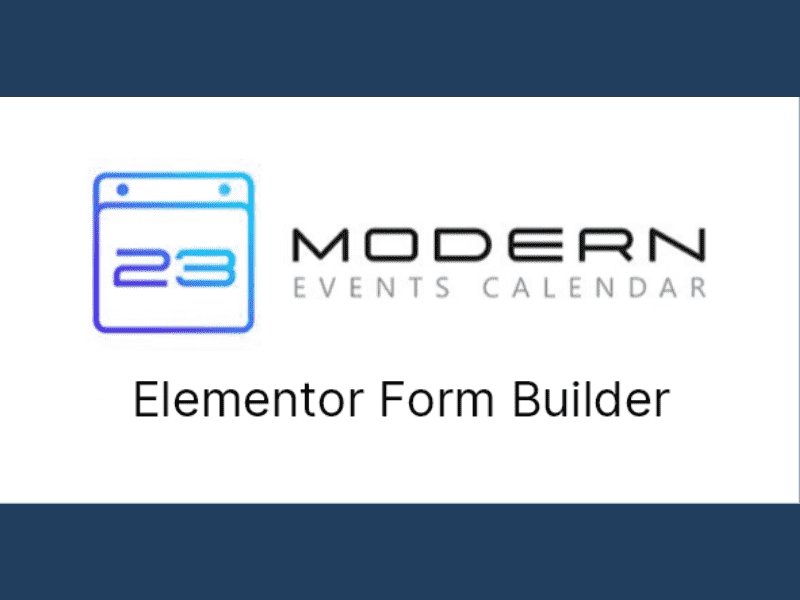 Modern Events Calendar – Elementor Form Builder for MEC