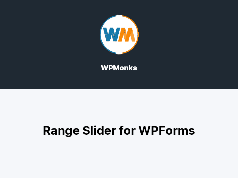 Range Slider for WPForms