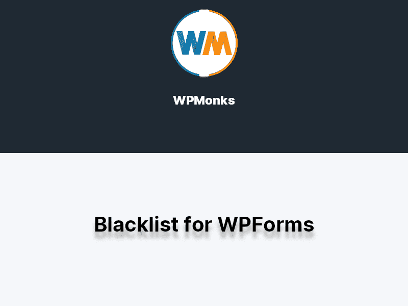 Blacklist for WPForms