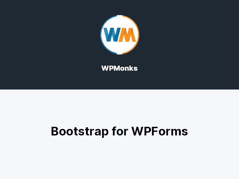 Bootstrap for WpForms