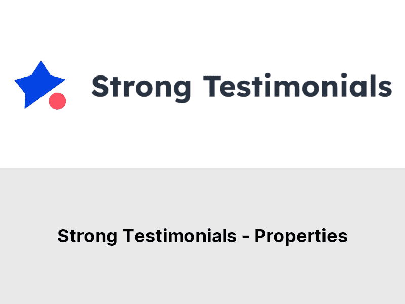 Strong Testimonials – Properties