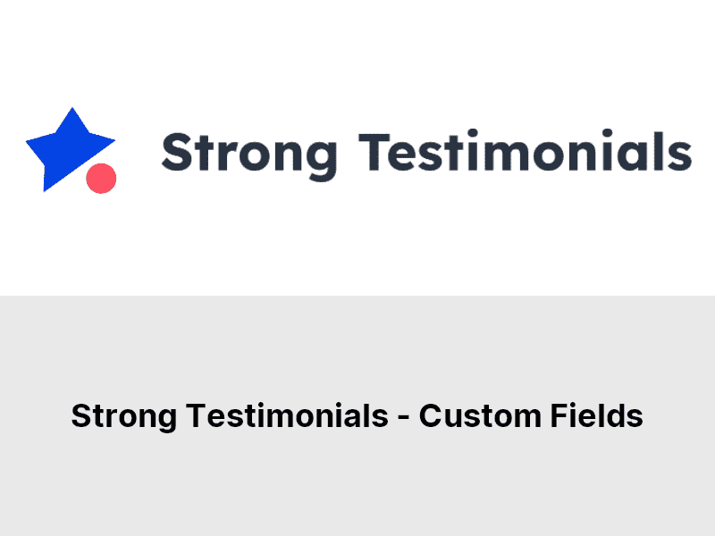 Strong Testimonials – Custom Fields