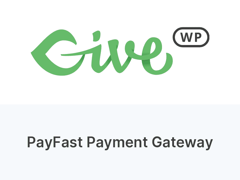 Give – PayFast Payment Gateway