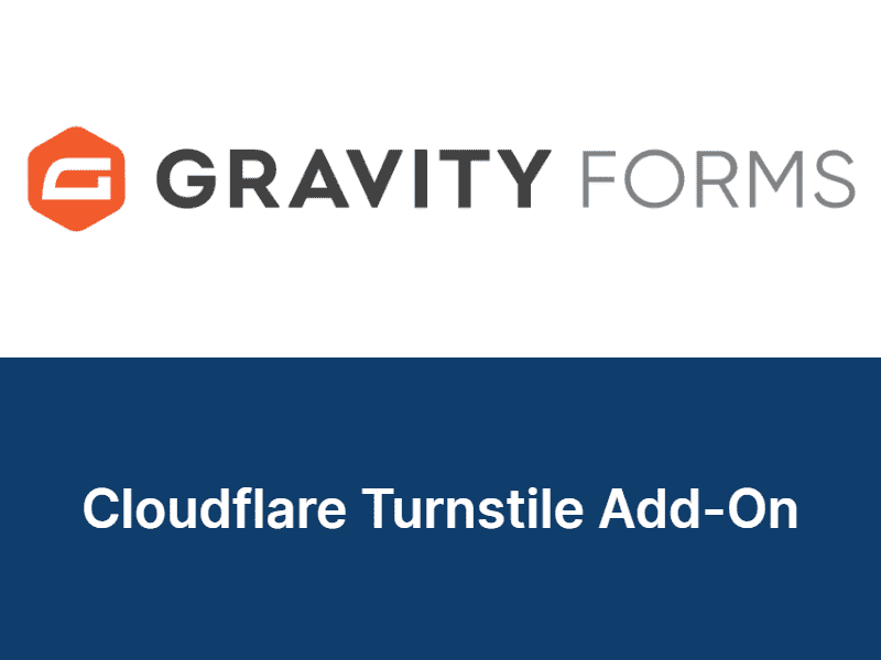 Gravity Forms – Cloudflare Turnstile Add-On