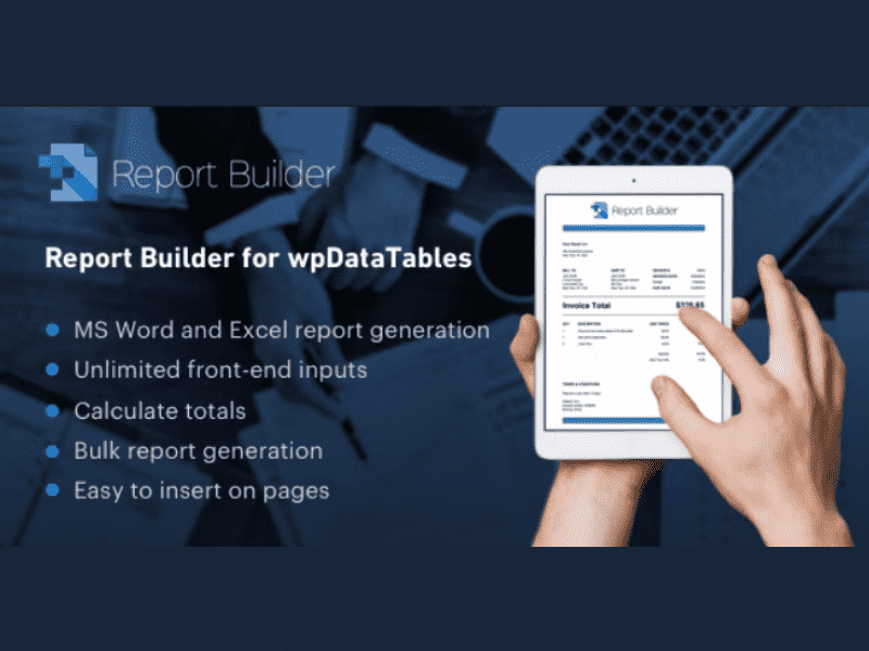 Report Builder add-on for wpDataTables – Generate Word DOCX...