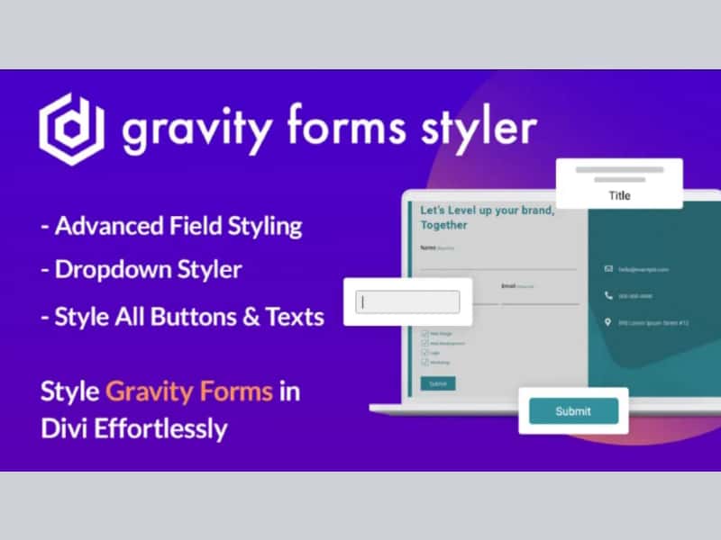Gravity Forms Styler For Divi